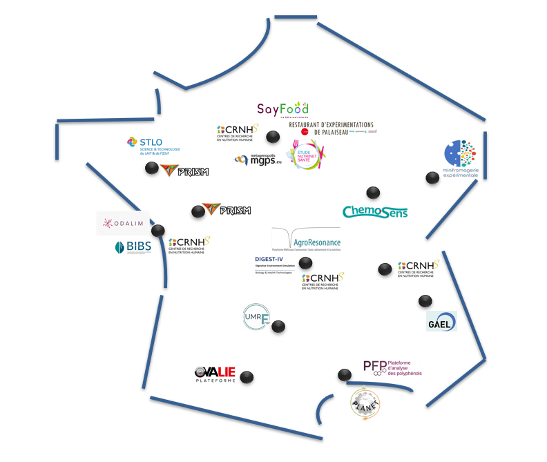 Carte France CALIS